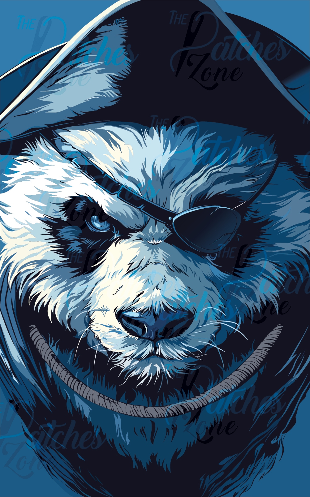 Pirate Panda Vector After